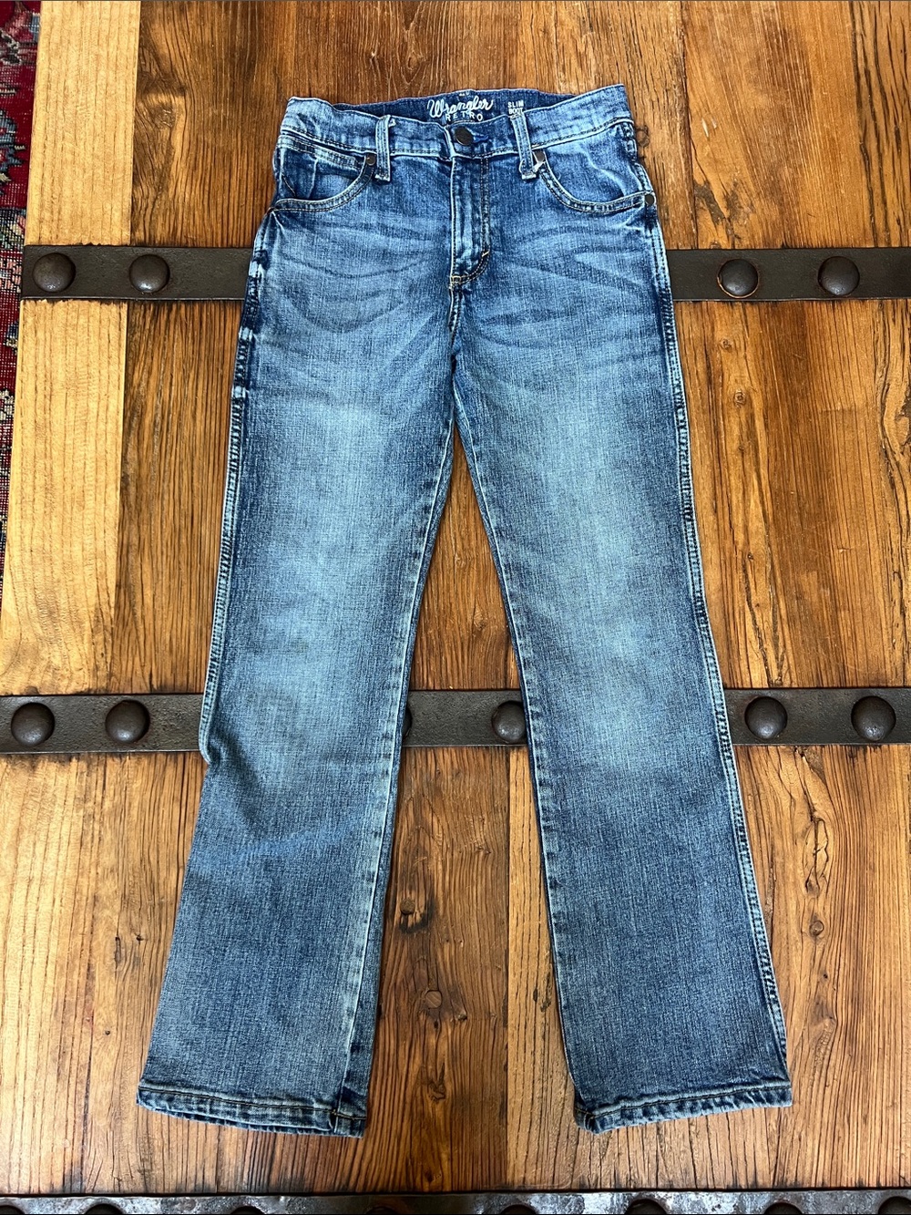 Wrangler Kids Light Blue Straight-Leg Jeans